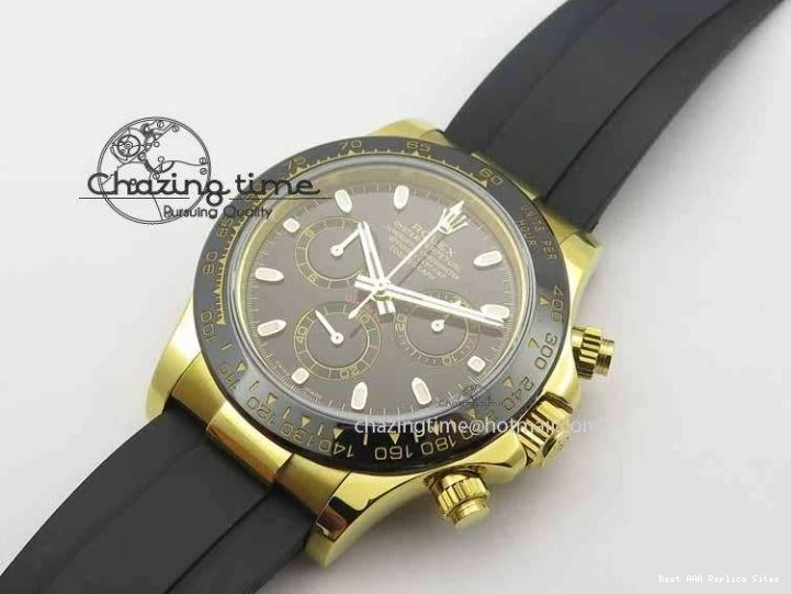 Good Copy Rolex Watches XS Best JH Strap Black 116518LN YG Edition Daytona (Free A4130 rubber Dial On strap) Rubber 3645 WeatherProof 1231